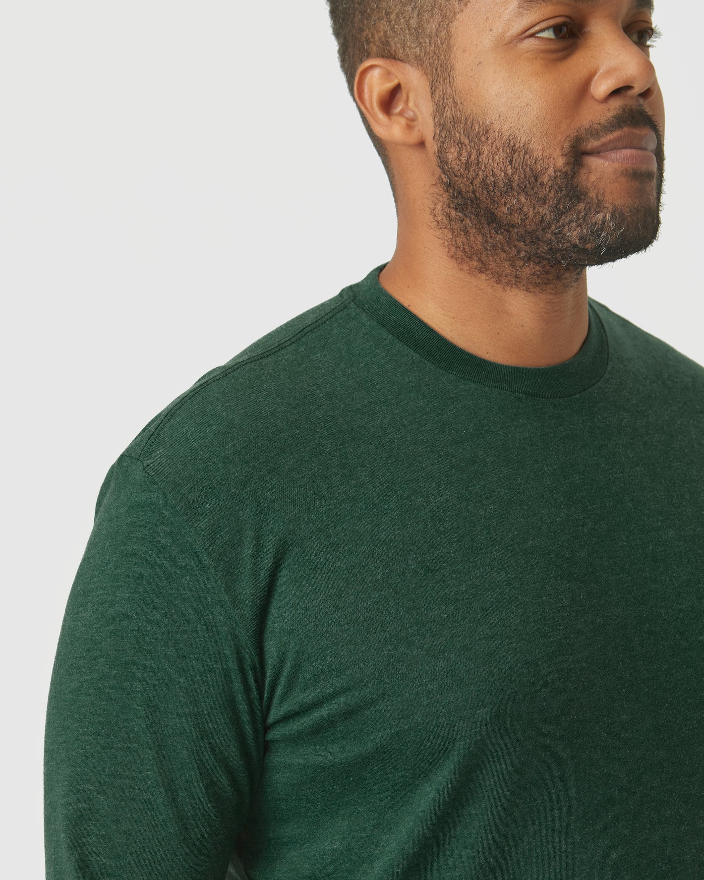 Ever Green Heather Long Sleeve T Shirt