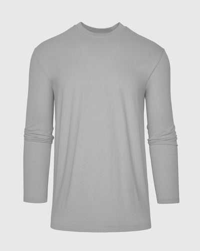 Classic Long Sleeve Crew Neck - Glacier Gray