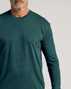 Dark Heather Seafarer Classic Long Sleeve Crew Neck