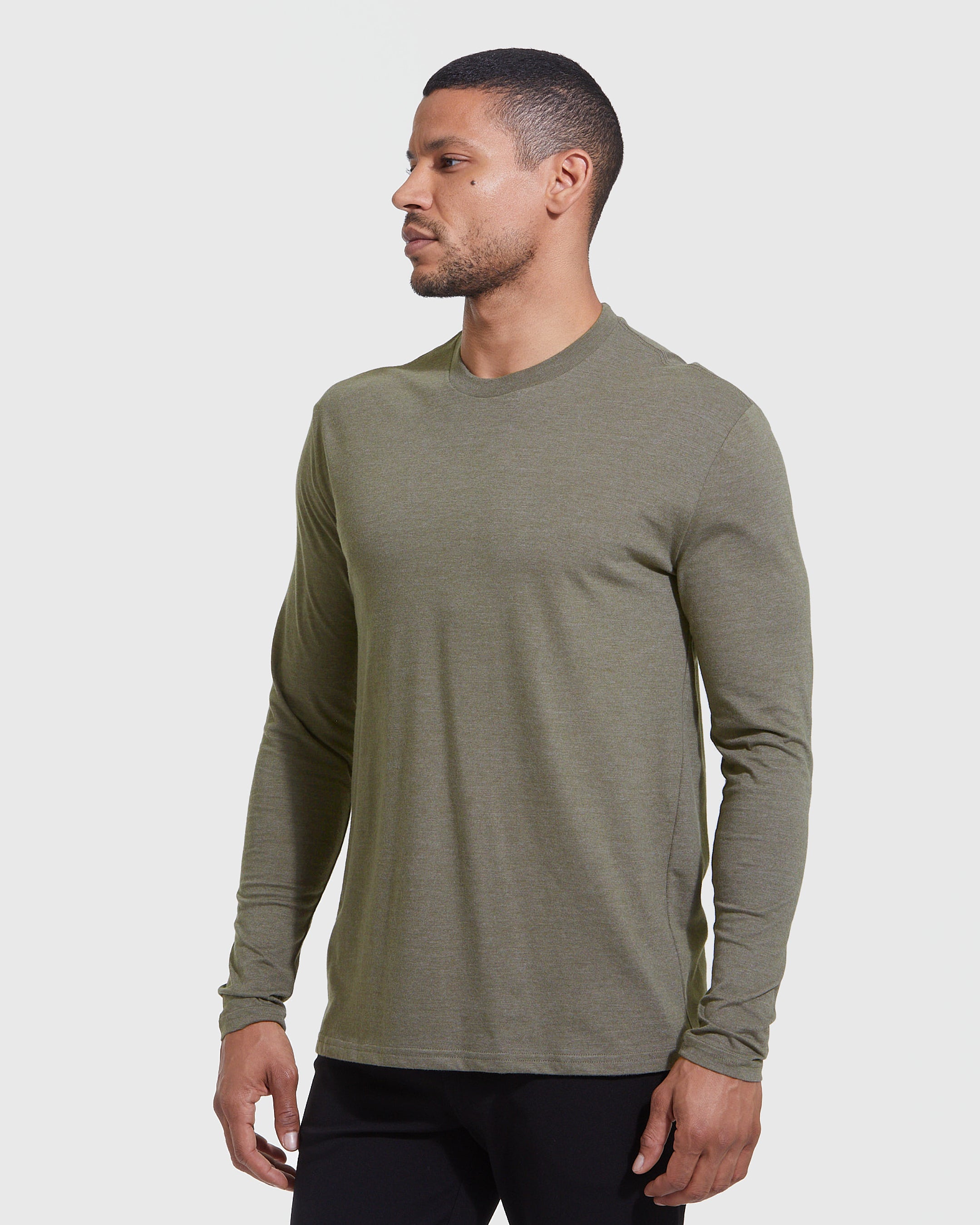 Fresh Green Long Sleeve Shirt - Herbstshafter Farbtraum in Premium Qualität main image 1