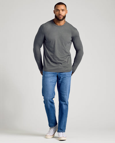 Classic Long Sleeve Crew Neck - Carbon