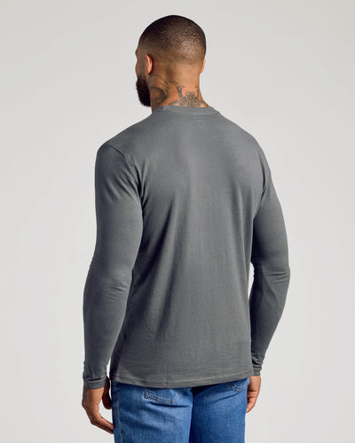 Classic Long Sleeve Crew Neck - Carbon