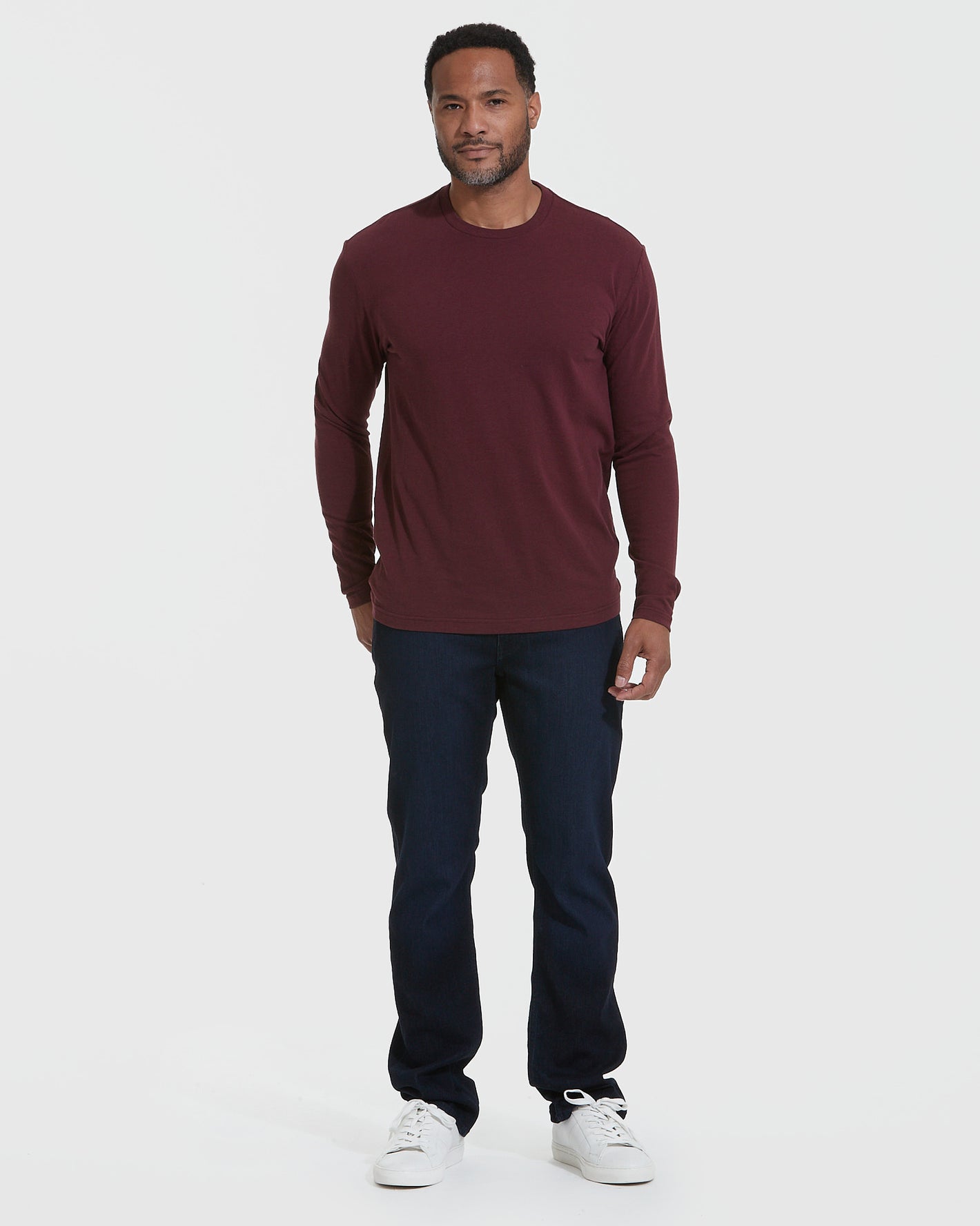 Mahogany Long Sleeve T Shirt