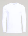 White Classic Long Sleeve Crew Neck