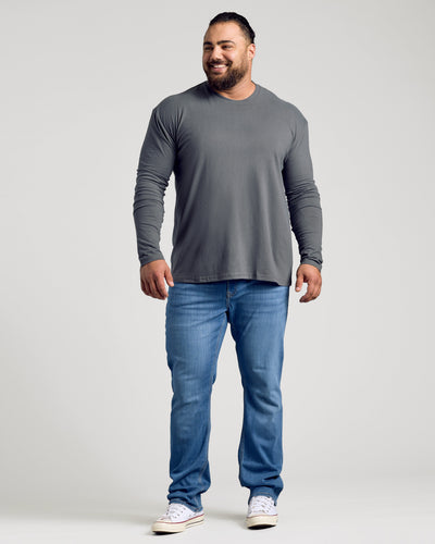 Classic Long Sleeve Crew Neck - Carbon