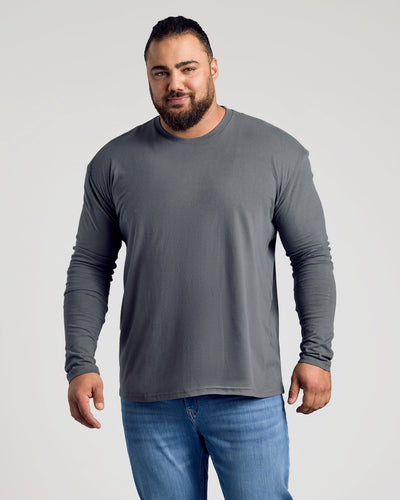 Classic Long Sleeve Crew Neck - Carbon