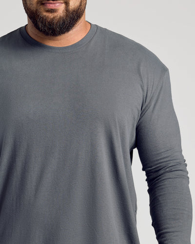 Classic Long Sleeve Crew Neck - Carbon
