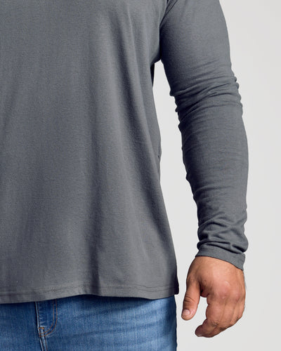 Classic Long Sleeve Crew Neck - Carbon