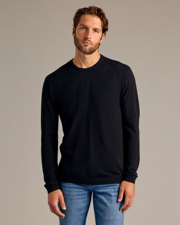 Tom Penn Dark Khaki Crew Knit main image 1