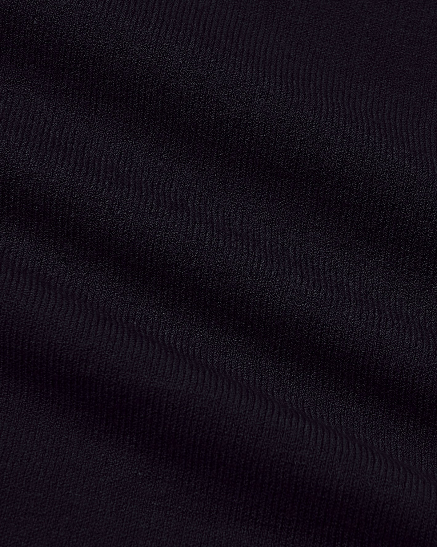 Black Crew Neck Sweater 2-Pack, showing fine knit texture and folds.