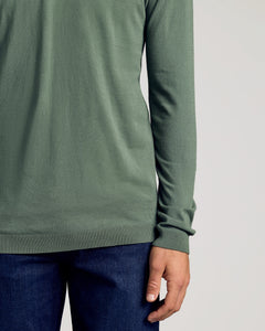 True ClassicBlack & Moss Crew Neck Sweater 2-Pack shown in casual wear.