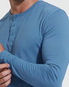 Indigo Classic Long Sleeve Henley