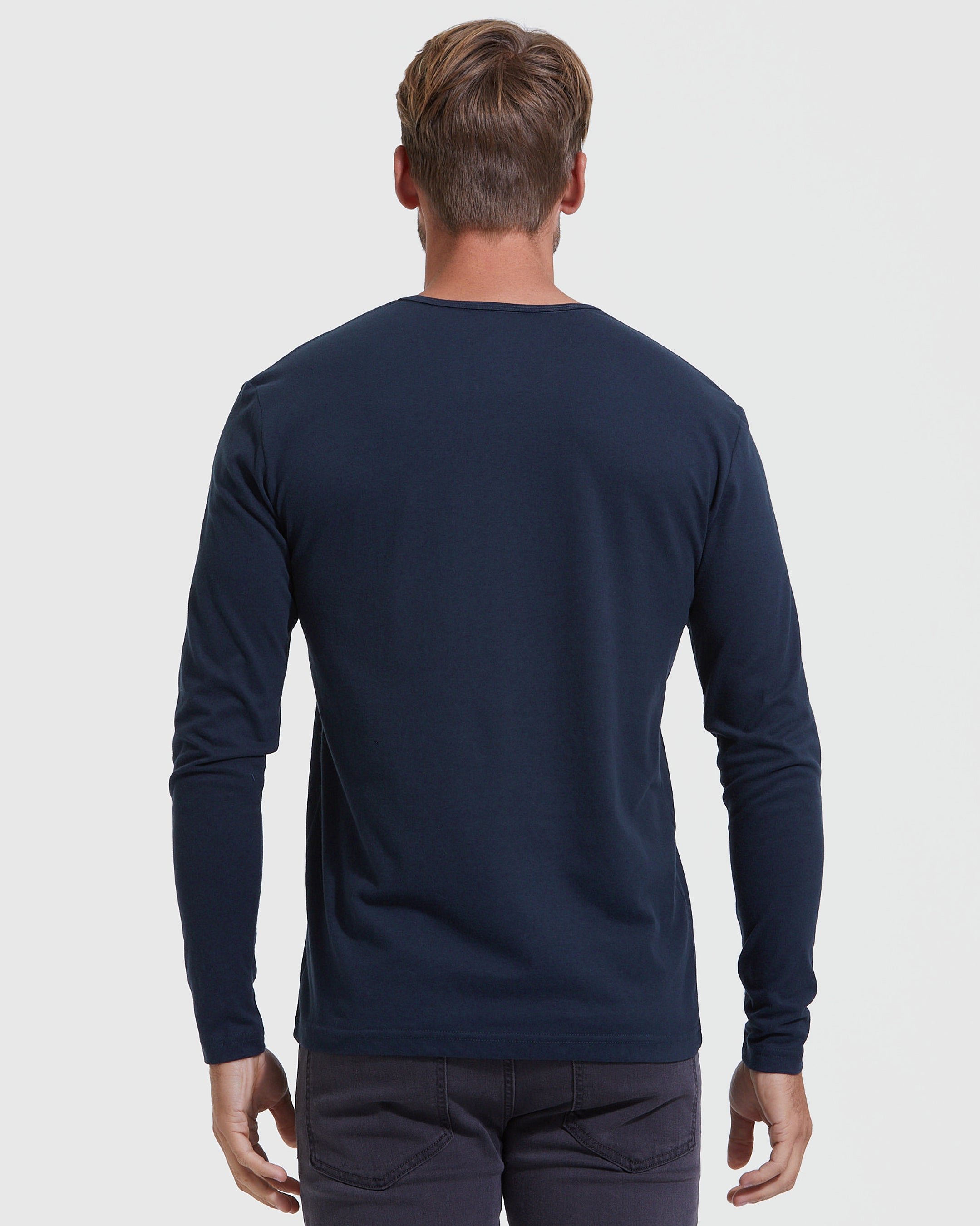 Classic Long Sleeve Henley 3-Pack