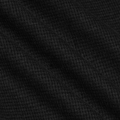 Waffle Long Sleeve Crew Neck