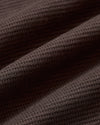 Dark Oak Waffle Long Sleeve Crew Neck