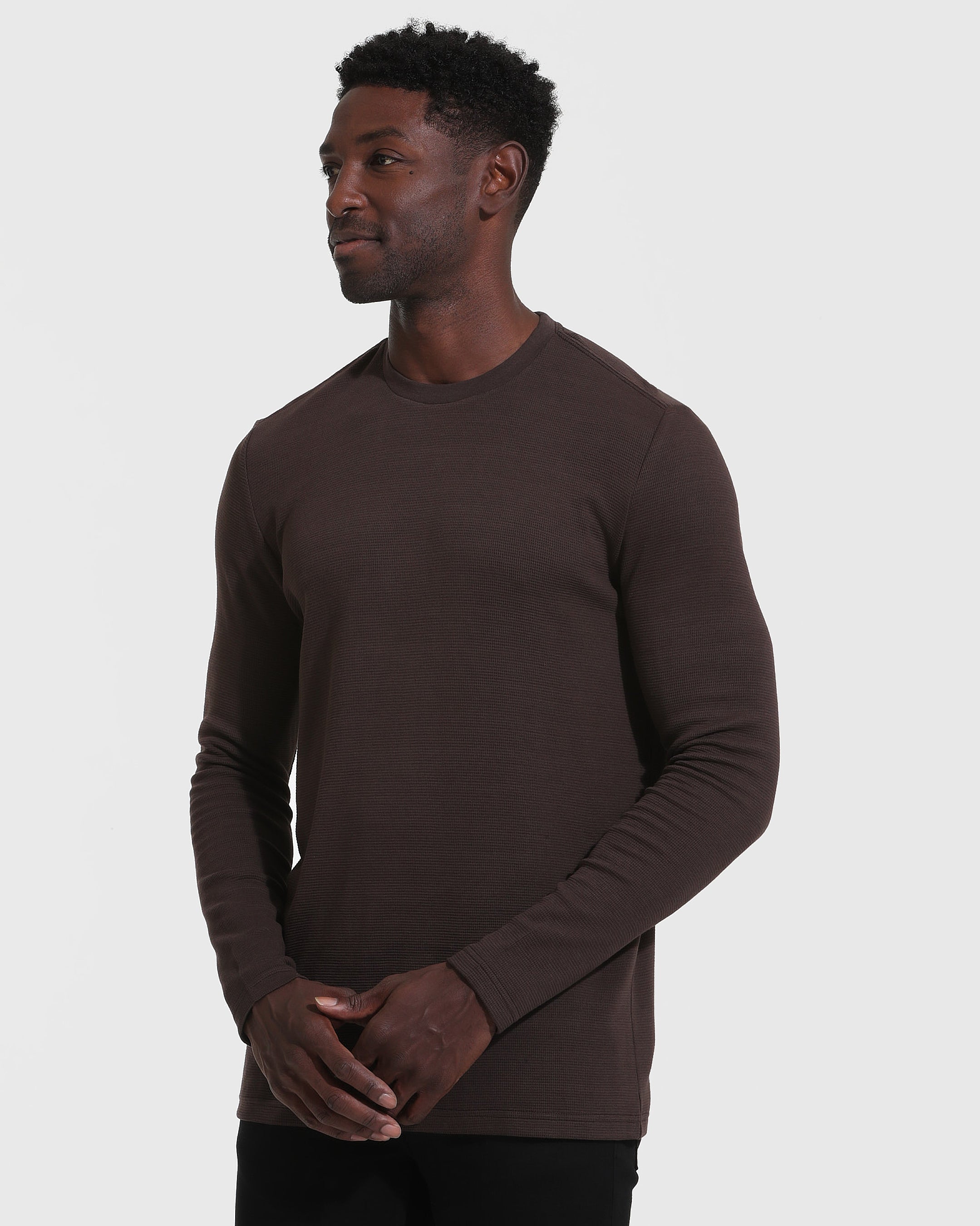 Waffle Short Sleeve Crew