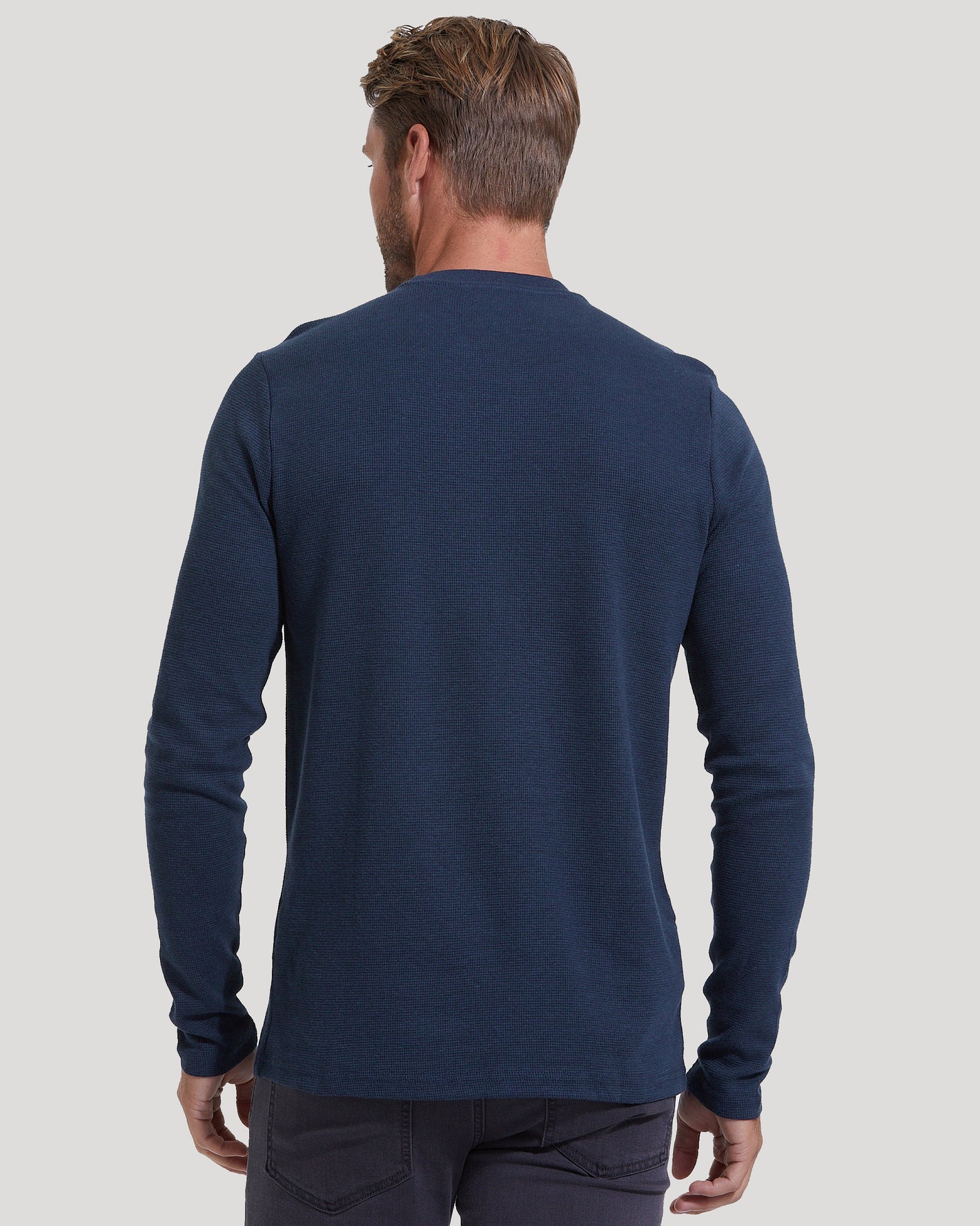 Buffalo Bend Long Sleeve Tee in Navy main image 0
