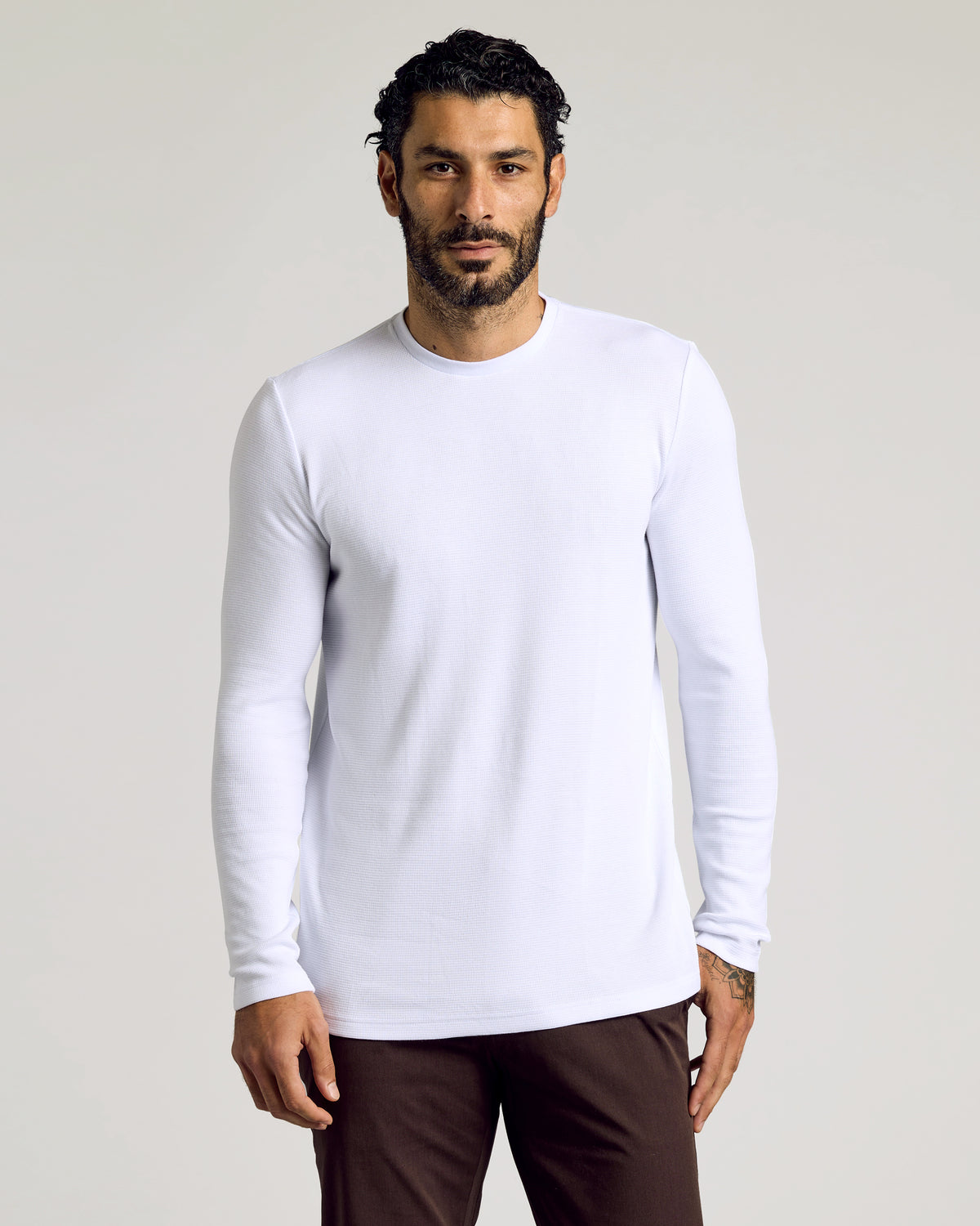 The Standard Waffle Long Sleeve Crew Neck 3-Pack