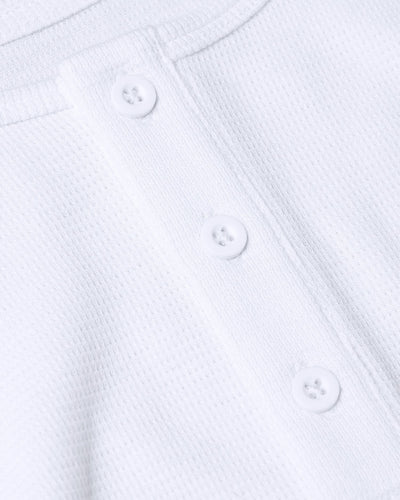 Waffle Long Sleeve Henley