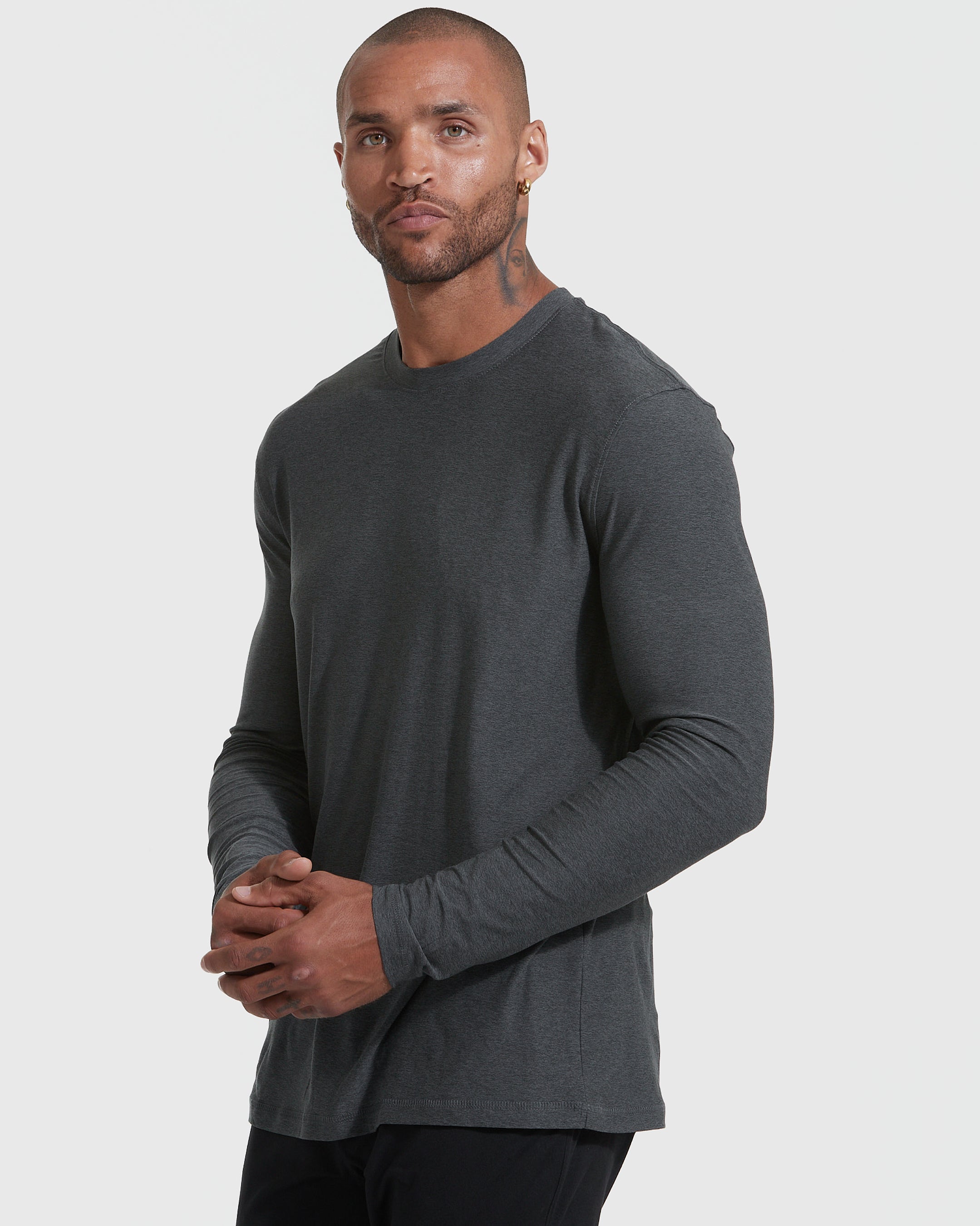 Heather Color Active Long Sleeve Crew 3-Pack | Heather Color Active ...