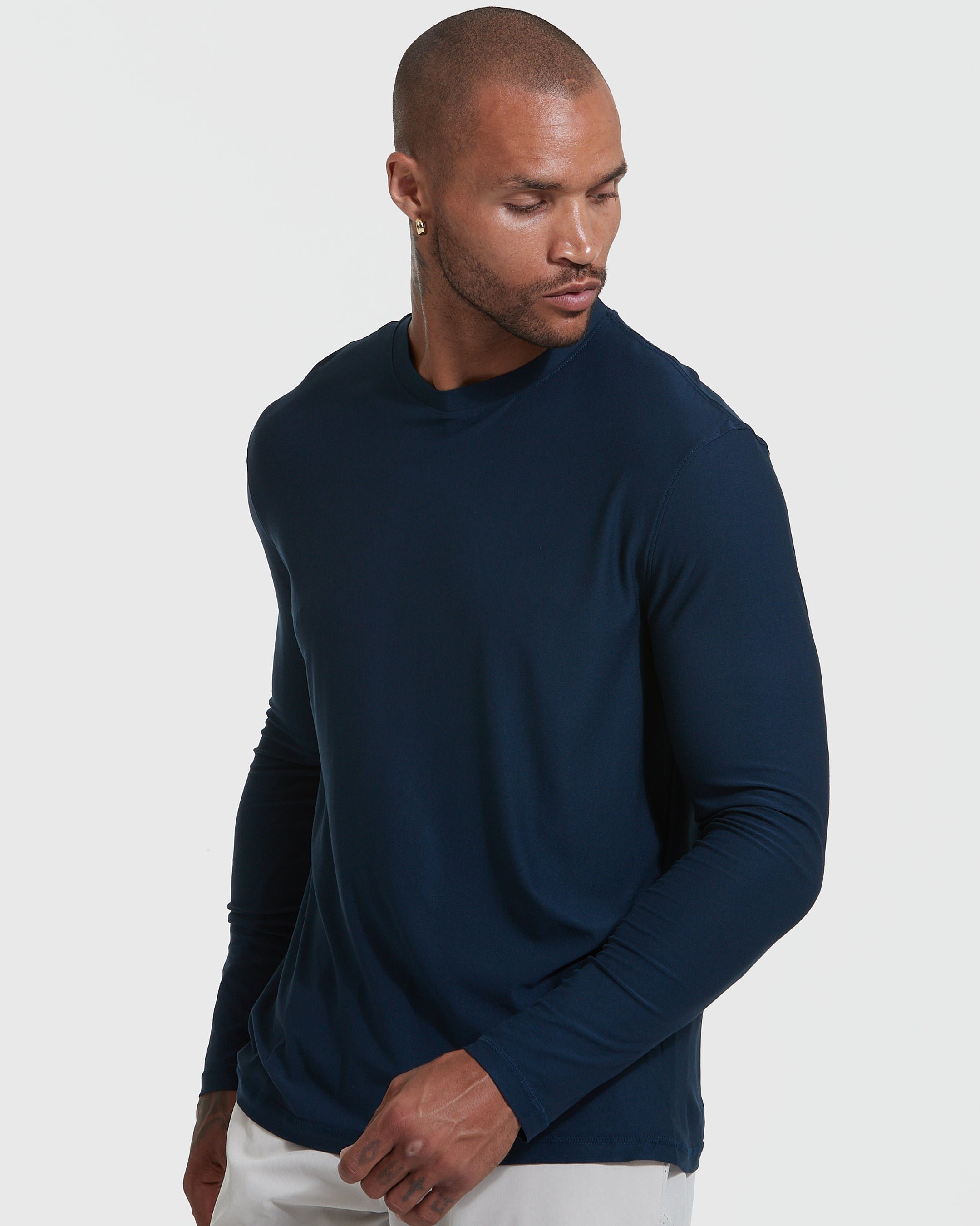 Essential Active Long Sleeve Crew 6-Pack