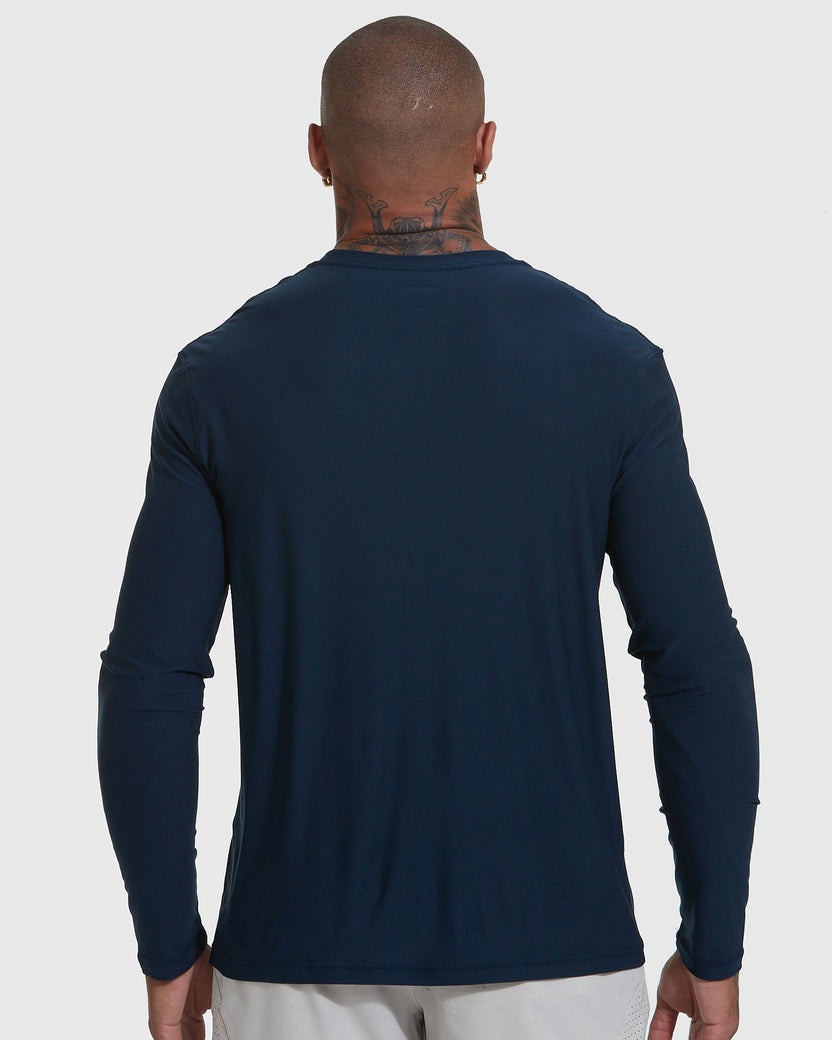 Men's Long Sleeve Performance Shirt - True Navy