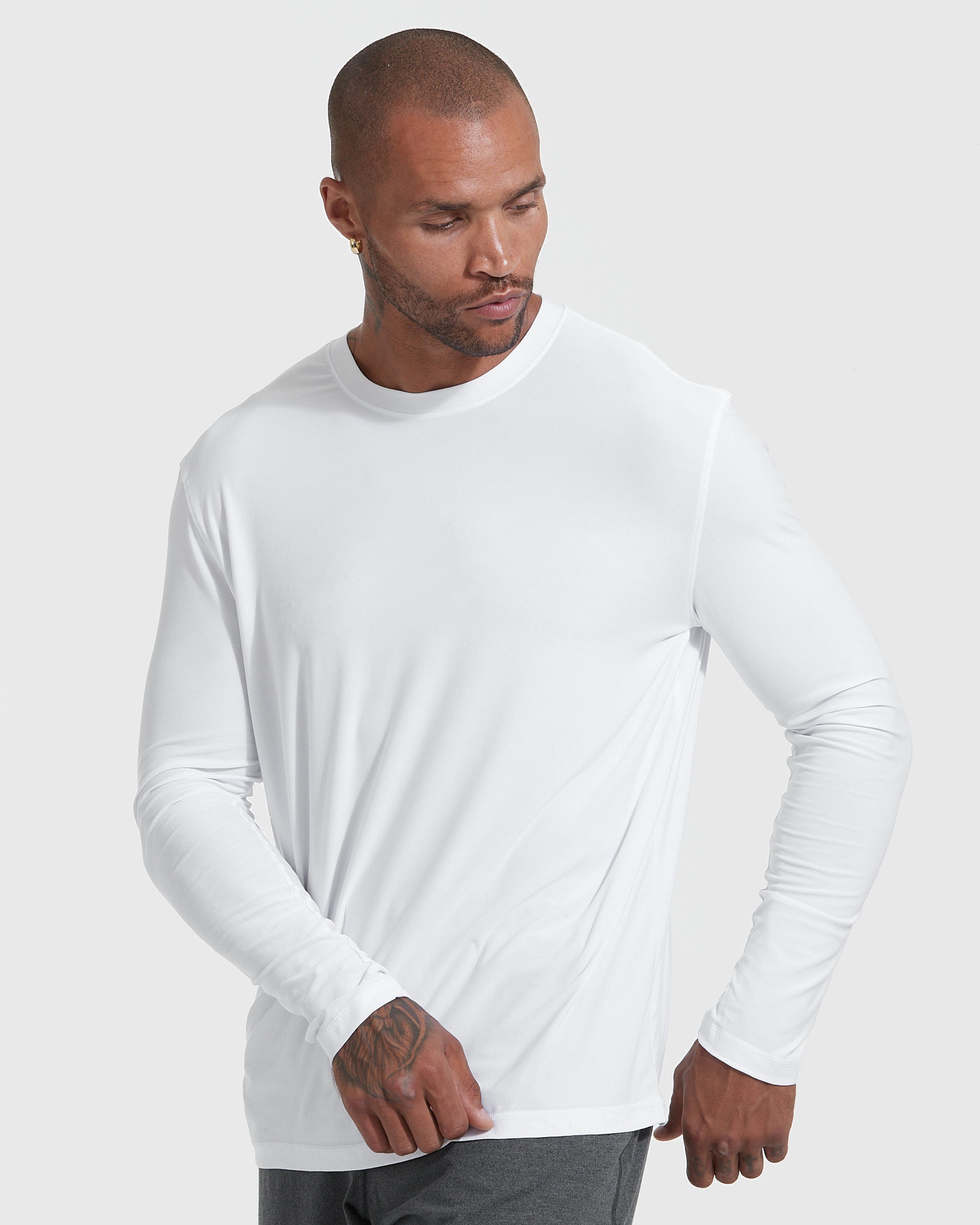 Everyday Essentials Active Long Sleeve Crew 3-Pack