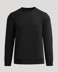 True ClassicBlack Fleece French Terry Pullover Crew Neck