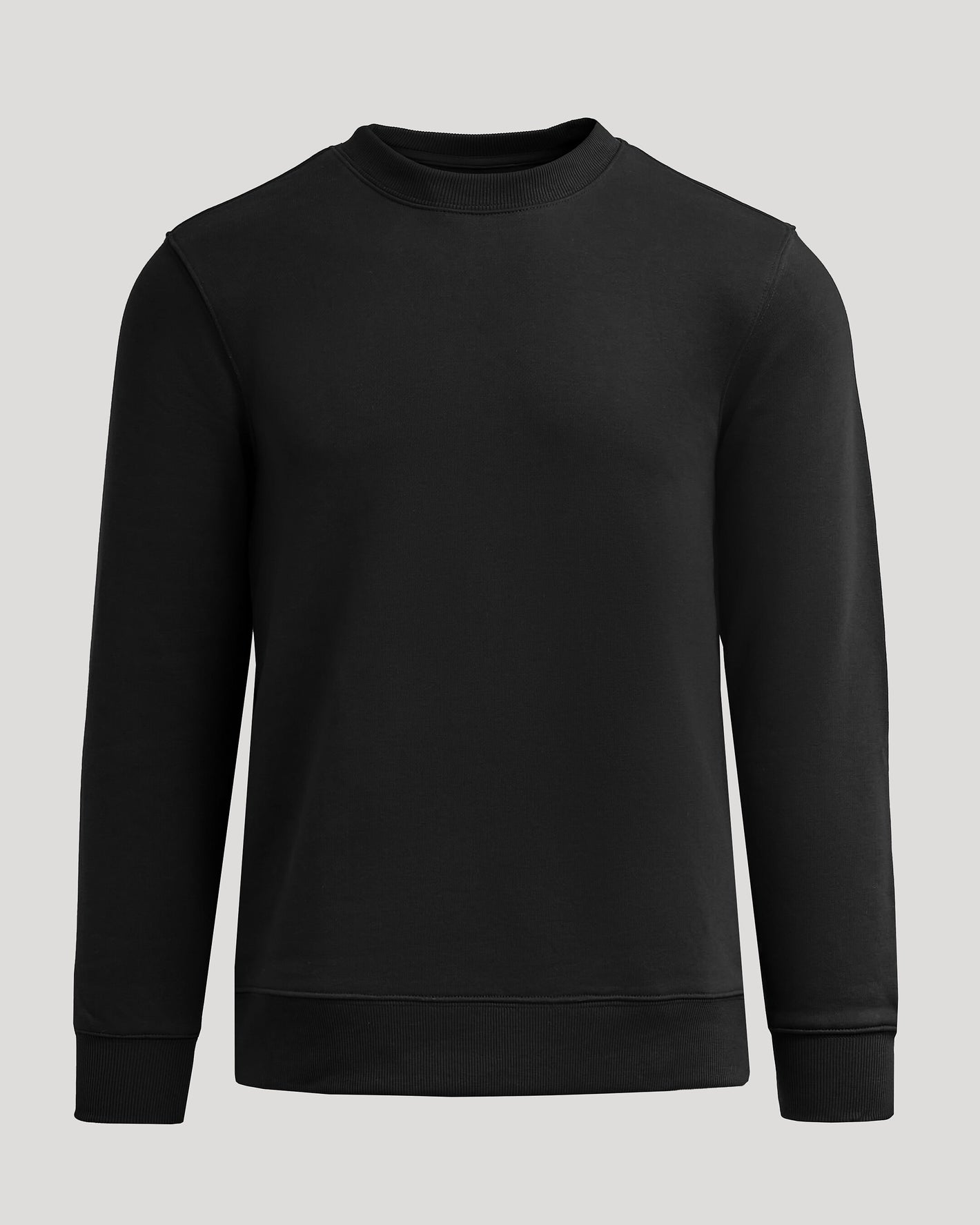 Black Fleece French Terry Pullover Crew Neck