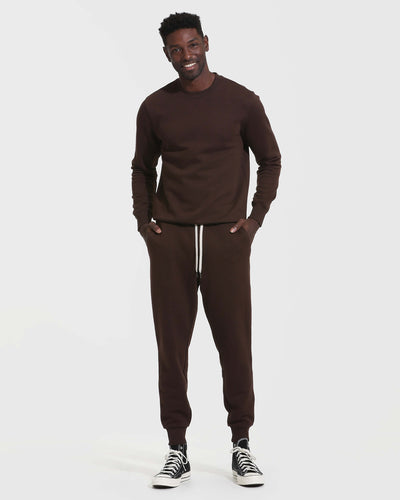 Joggers de Felpa Terry Francesa - Dark Oak