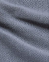 Dusty Blue Fleece French Terry Pullover close-up showing knit texture.