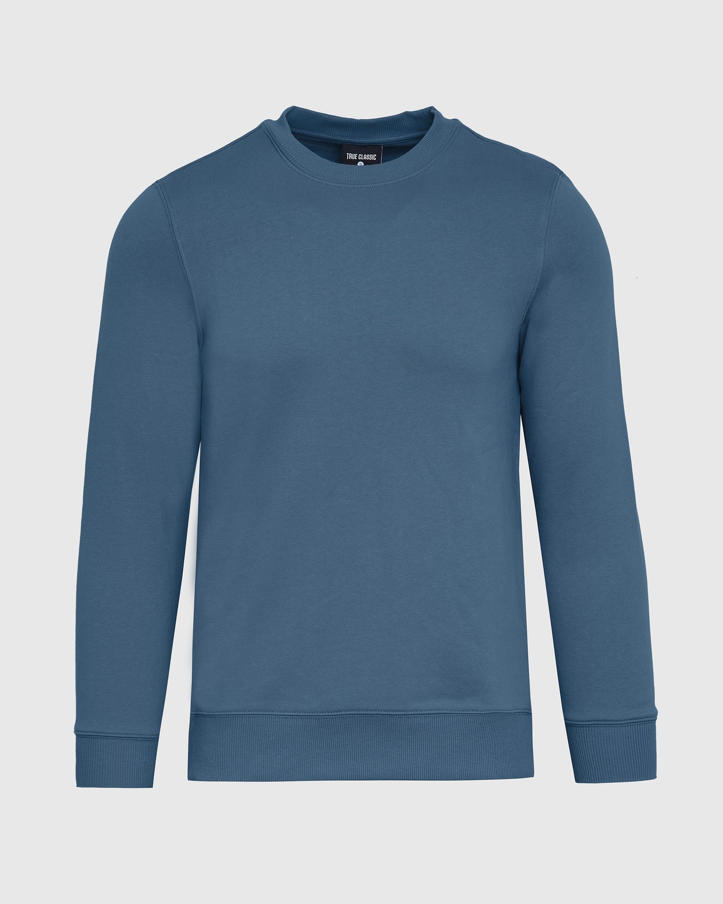 Fiord Fleece French Terry Pullover Crew Neck Sweatshirt with ribbed cuffs.