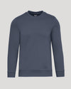 Stormy Fleece French Terry Pullover Crew Neck with ribbed cuffs and hem.