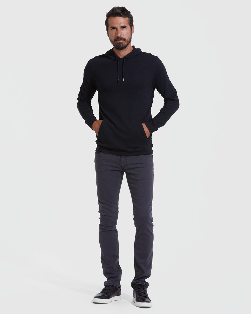 Waffle Hoodie Black