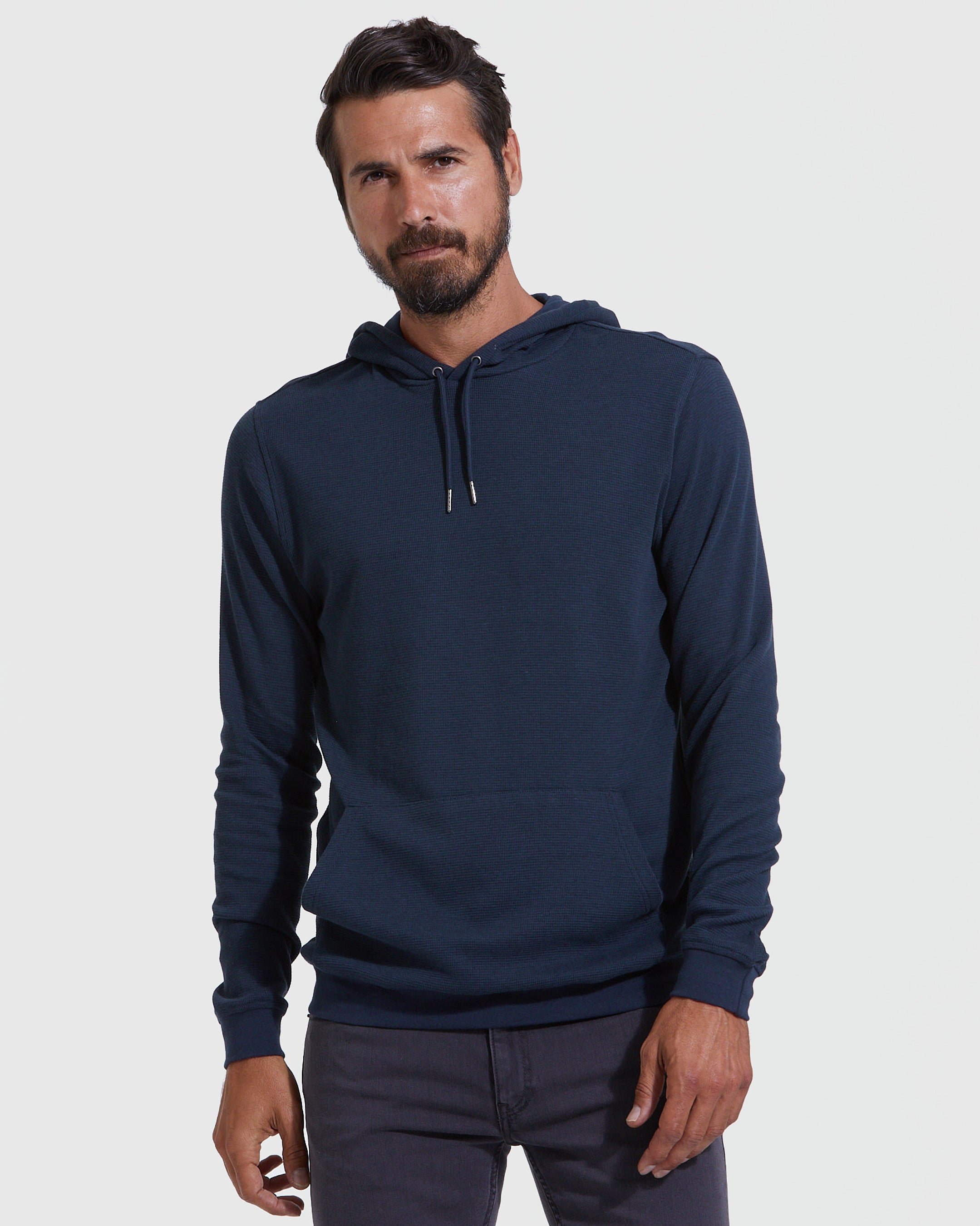 White Waffle Hoodie main image 1