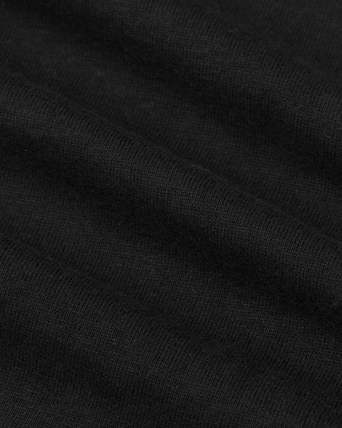 Black Long Sleeve Polo