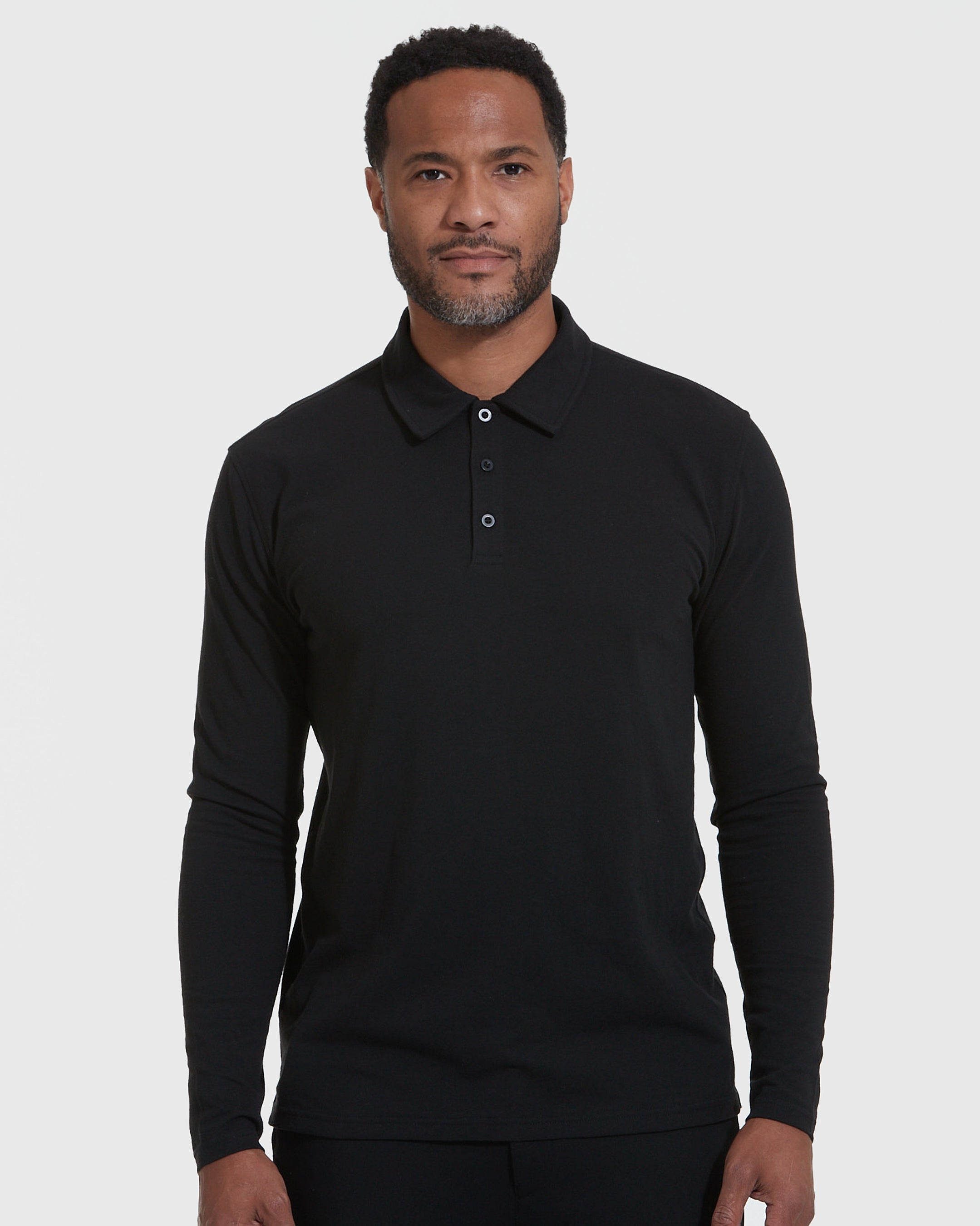 Core Color Long Sleeve Polo 3-Pack