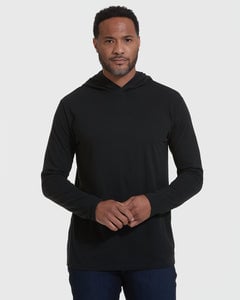 True ClassicBlack Hooded Long Sleeve T-Shirt