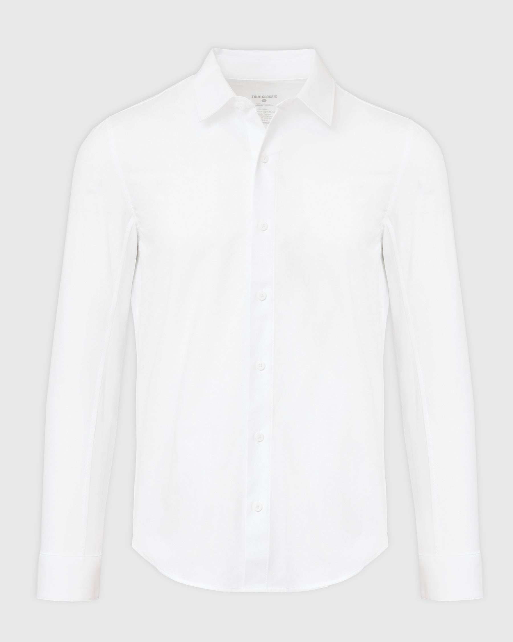 White Classic Button-Up Shirt