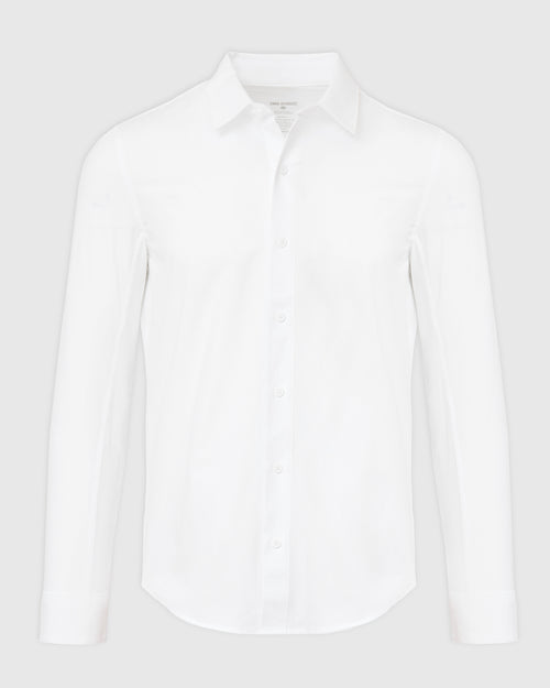 White Commuter Long Sleeve Shirt