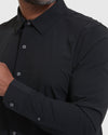 Chemise habillée légère performance noire