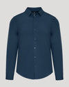 Navy Performance Long Sleeve Dress Shirt