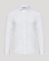 White Performance Long Sleeve Dress Shirt