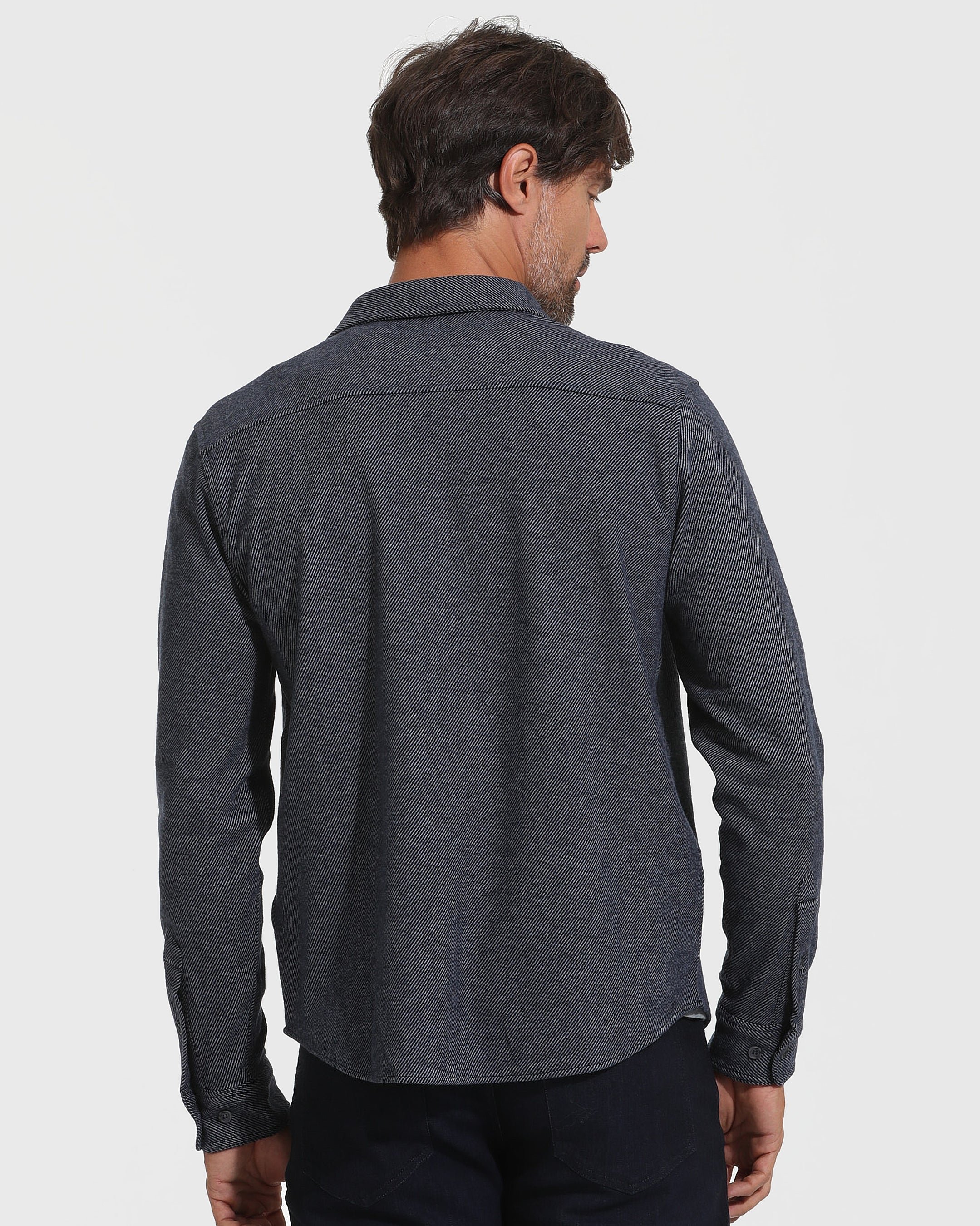 Heather Sweater Button Up Shirt 2-Pack