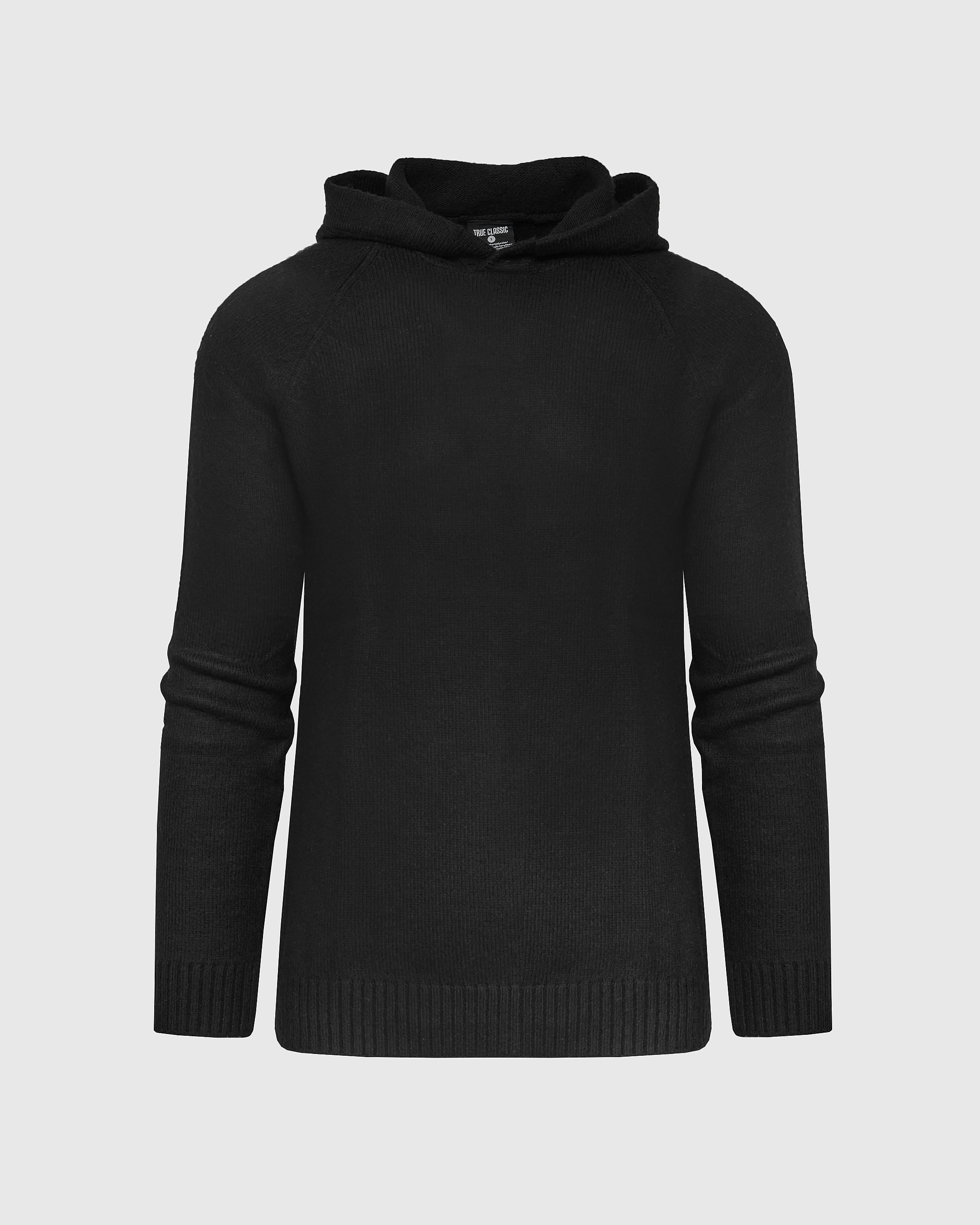 Black Sweater Hoodie | Black Sweater Hoodie | True Classic