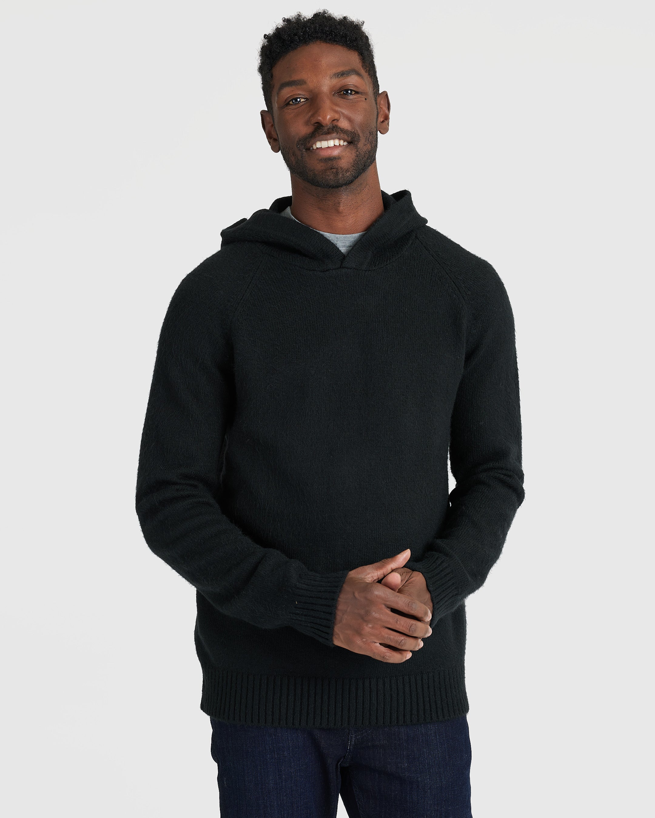 Black Sweater Hoodie