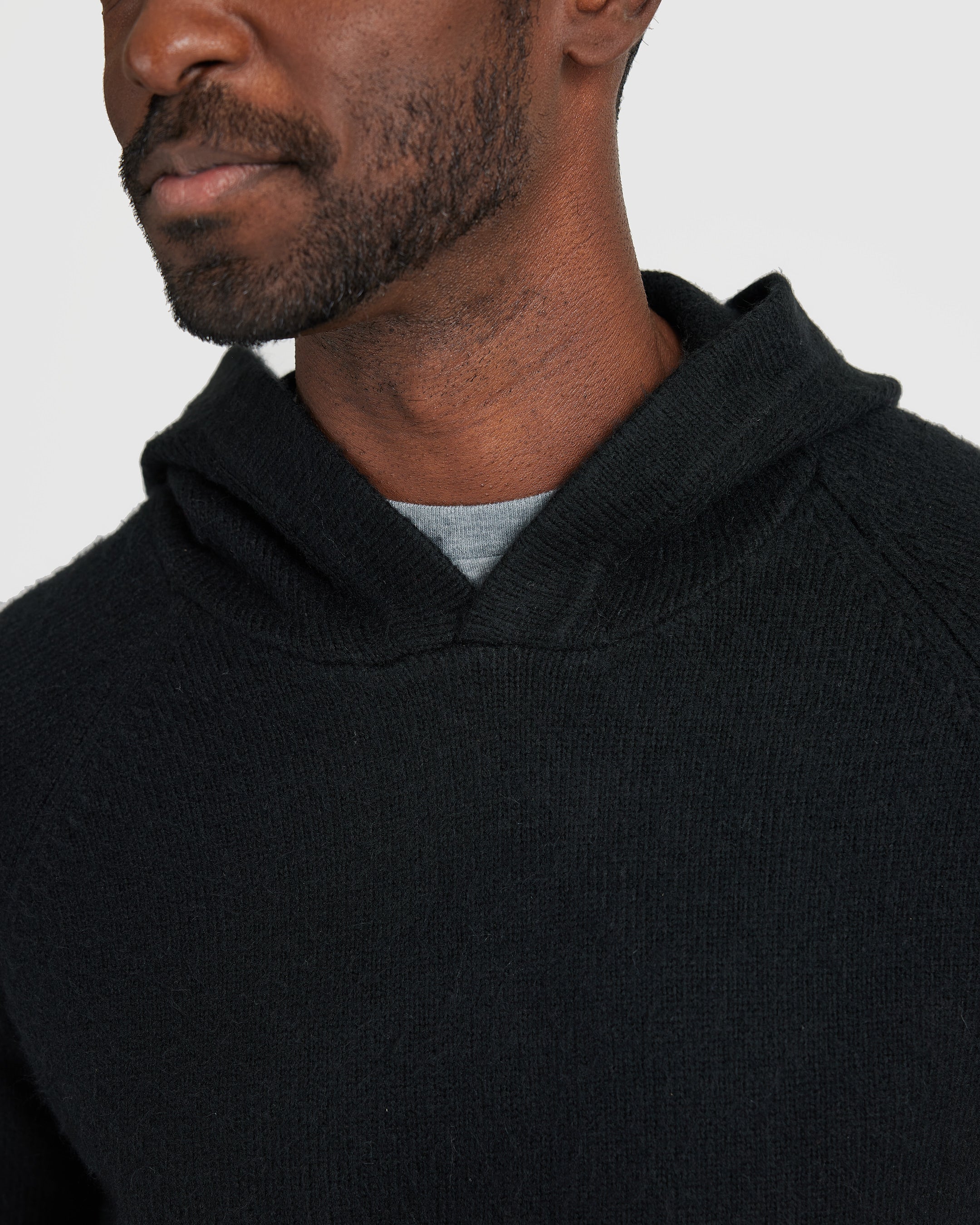 Black Sweater Hoodie