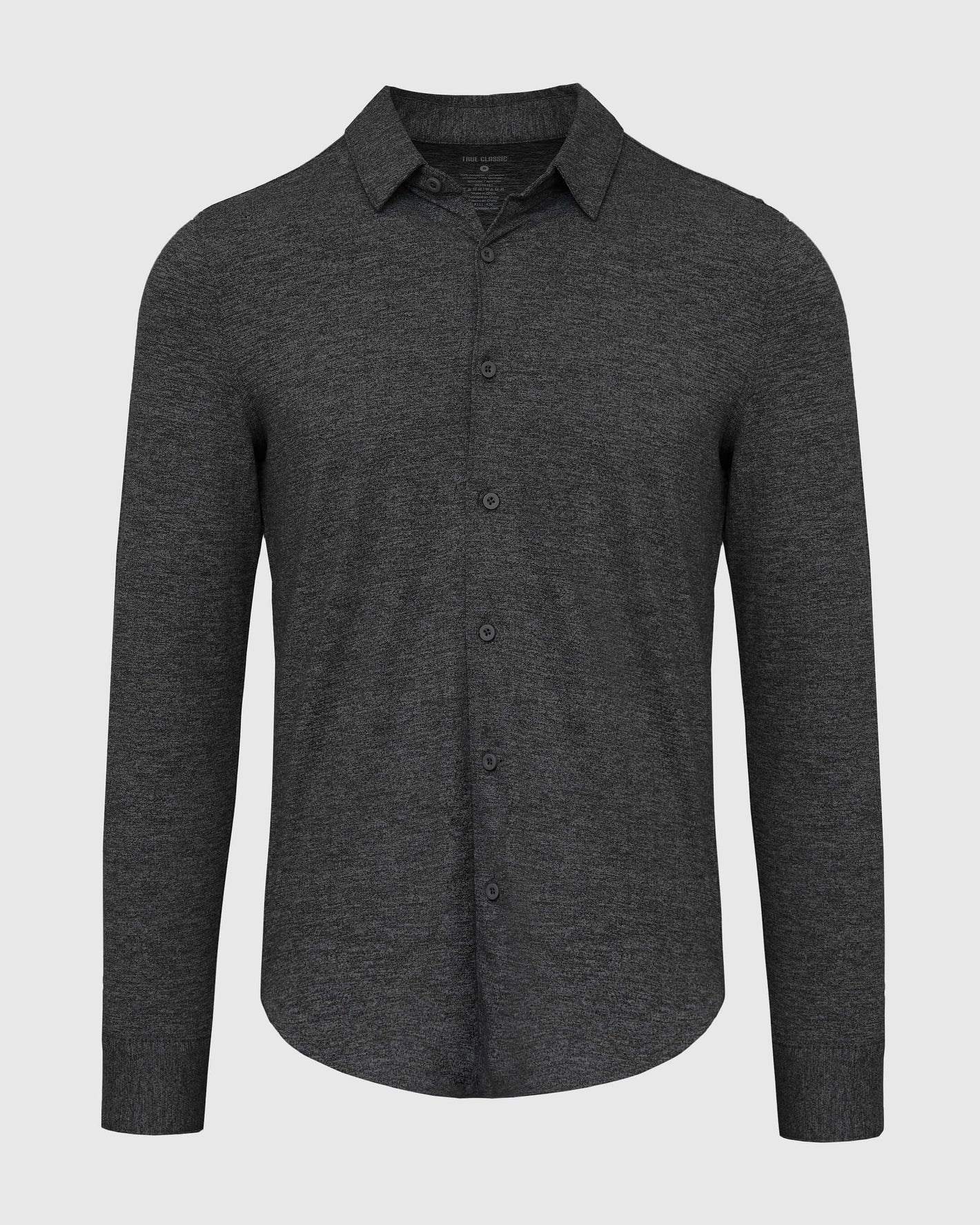 Charcoal Heather Gray Comfort Long Sleeve Button Up Shirt | Charcoal Heather Gray Comfort Long Sleeve Button Up Shirt | True Classic Charcoal Heather Gray Comfort Long Sleeve Button Up Shirt | Charcoal Heather Gray Comfort Long Sleeve Button Up Shirt | True Classic