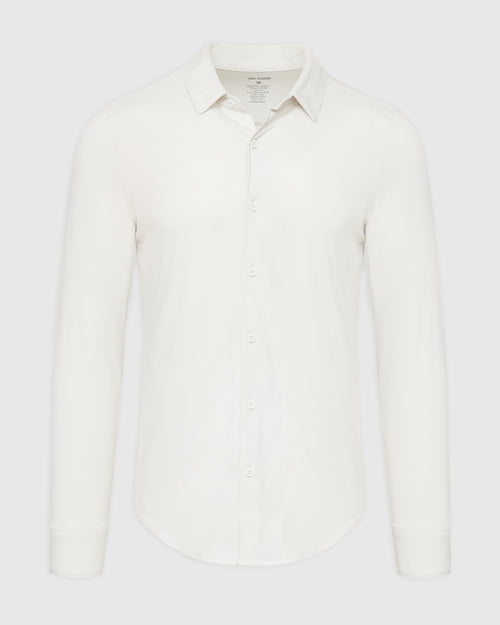 Ecru Long Sleeve Do-It-All Comfort Shirt