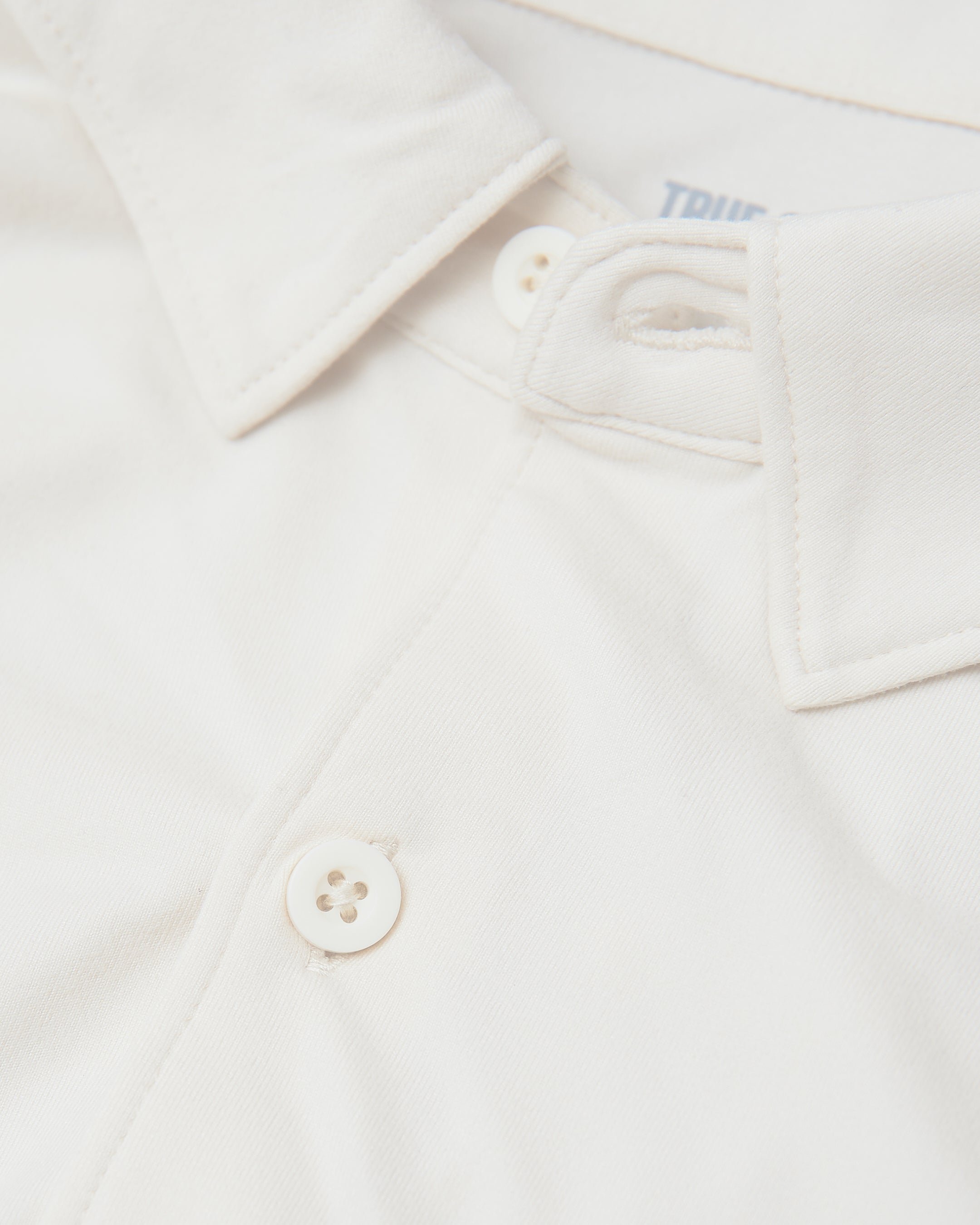 Ecru Do-It-All Comfort Button Up Shirt